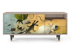 Móvel De Tv* Mueble de TV - 125х56х41 cm - T7 - The Garden by Bosch, Latte Bege