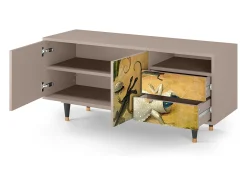 Móvel De Tv* Mueble de TV - 125х56х41 cm - T7 - The Garden by Bosch, Latte Bege