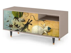 Móvel De Tv* Mueble de TV - 125х56х41 cm - T7 - The Garden by Bosch, Latte Bege