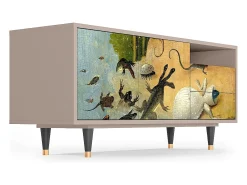 Móvel De Tv* Mueble de TV - 125х56х41 cm - T7 - The Garden by Bosch, Latte Bege