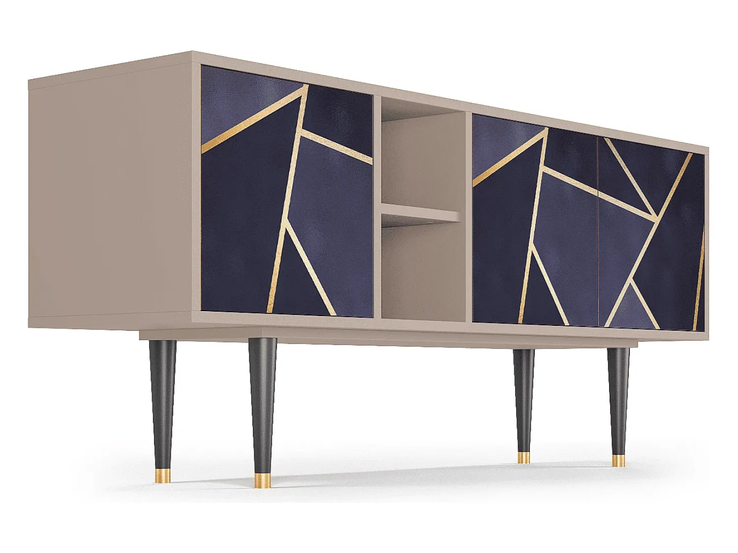 Mueble de TV - 150х69х41 cm - T5 - The Amethyst, Latte^ Móvel De Tv