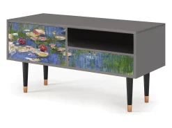 Mueble de TV - 115х59х48 cm - T3 - The water lily pond , Cinza^ Móvel De Tv