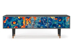 Móvel De Tv| Mueble de TV - 170х59х48 cm - T4 - The Girl - James Jean, Antracite Cinza antracite