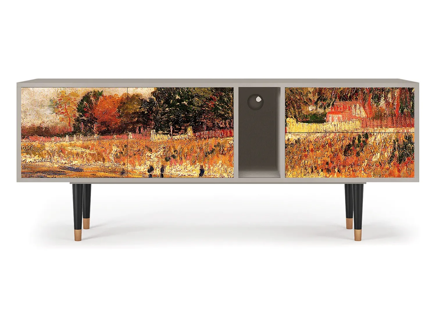 Mueble de TV - 170х69х48 cm - T1 - The Banks, Areia^ Móvel De Tv