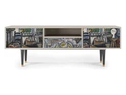 Móvel De Tv| Mueble de TV - 170х59х41 cm - T6 - The Studio , Areia Bege