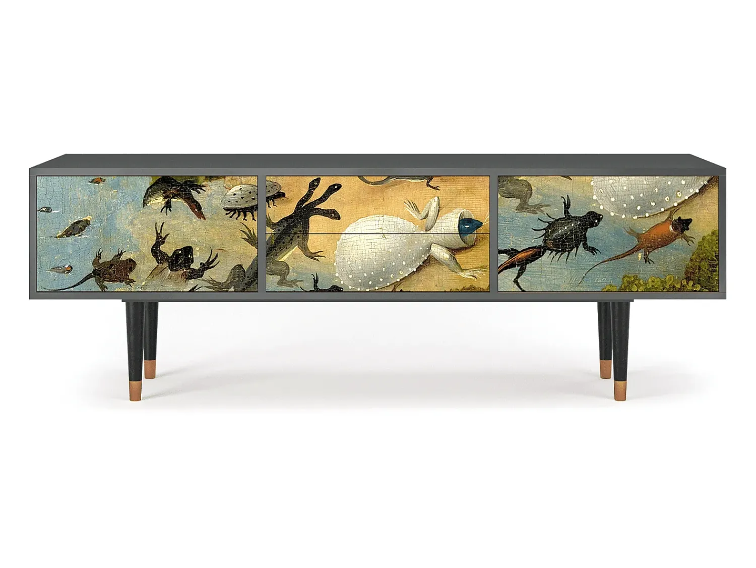Móvel De Tv* Mueble de TV - 170х59х48 cm - T4 - The Garden by Bosch, Antracite Cinza antracite