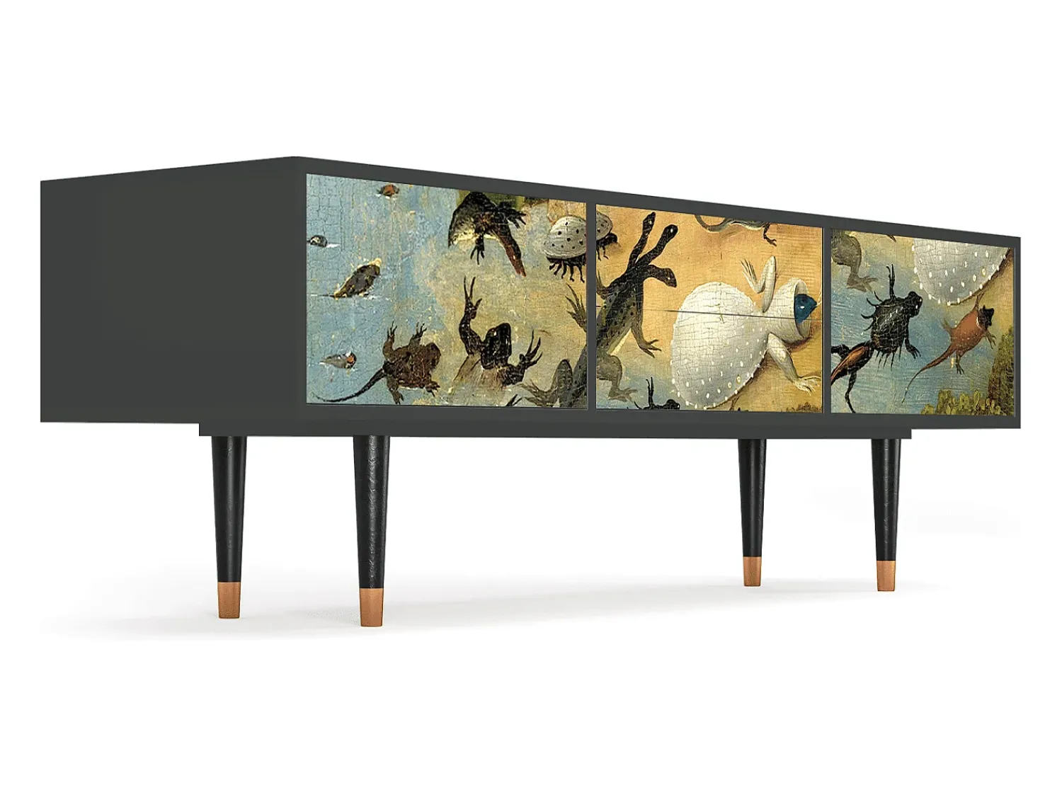 Móvel De Tv* Mueble de TV - 170х59х48 cm - T4 - The Garden by Bosch, Antracite Cinza antracite