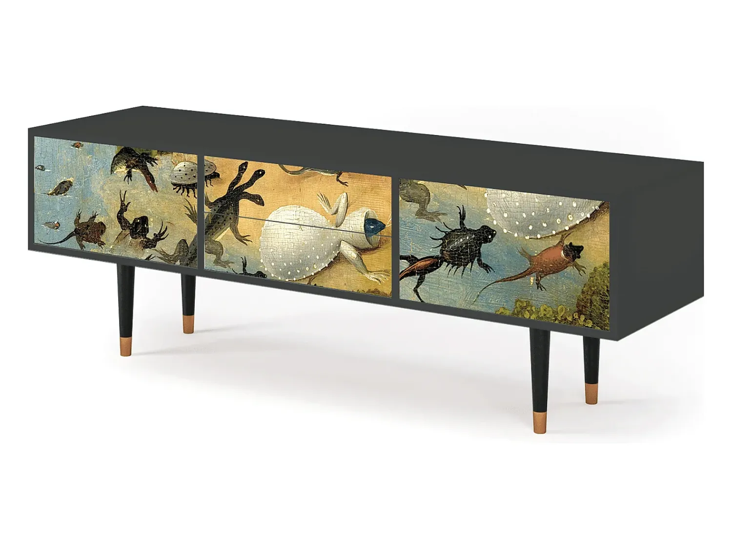 Móvel De Tv* Mueble de TV - 170х59х48 cm - T4 - The Garden by Bosch, Antracite Cinza antracite