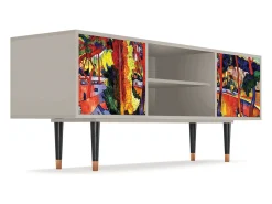 Móvel De Tv| Mueble de TV - 170х69х48 cm - T2 - The Turning Road, Areia Bege
