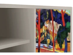 Móvel De Tv| Mueble de TV - 170х69х48 cm - T2 - The Turning Road, Areia Bege