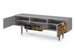 Mueble de TV - 170х59х41 cm - T6 - The Bucintoro, Cinza^ Móvel De Tv