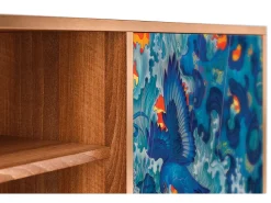 Móvel De Tv* Mueble de TV - 170х69х48 cm - T2 - The Girl - James Jean, Nogueira Castanho