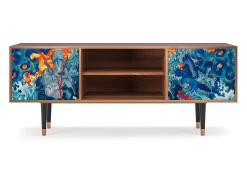 Móvel De Tv* Mueble de TV - 170х69х48 cm - T2 - The Girl - James Jean, Nogueira Castanho