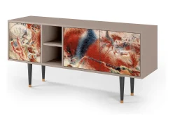 Sale Mueble de TV - 150х69х41 cm - T5 - The City Rises, Latte Bege