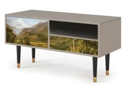 Móvel De Tv| Mueble de TV - 115х59х48 cm - T3 - The Heart of the Andes , Areia Bege