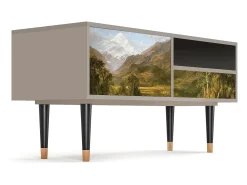 Móvel De Tv| Mueble de TV - 115х59х48 cm - T3 - The Heart of the Andes , Areia Bege