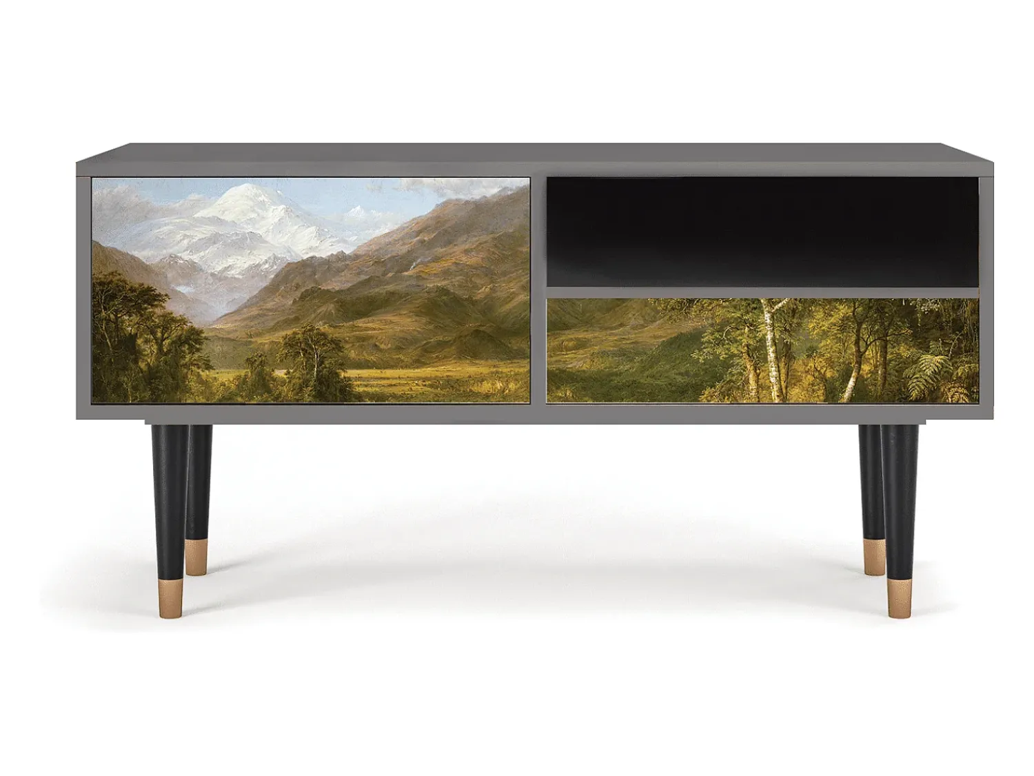 Móvel De Tv| Mueble de TV - 115х59х48 cm - T3 - The Heart of the Andes , Areia Bege