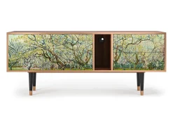 Mueble de TV - 170х69х48 cm - T1 - The Branco Orchard, Nogueira^ Móvel De Tv