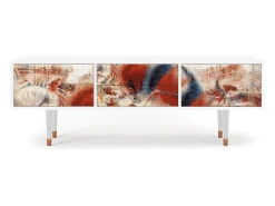 Clearance Mueble de TV - 170х59х48 cm - T4 - The City Rises, Branco Bege