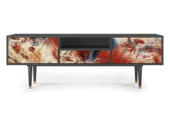 Mueble de TV - 170х59х41 cm - T6 - The City Rises, Antracite^ Móvel De Tv