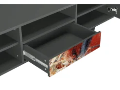 Mueble de TV - 170х59х41 cm - T6 - The City Rises, Antracite^ Móvel De Tv
