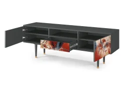 Mueble de TV - 170х59х41 cm - T6 - The City Rises, Antracite^ Móvel De Tv