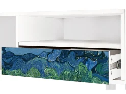 Móvel De Tv| Mueble de TV - 115х59х48 cm - T3 - The Oil Trees, Branco Bege