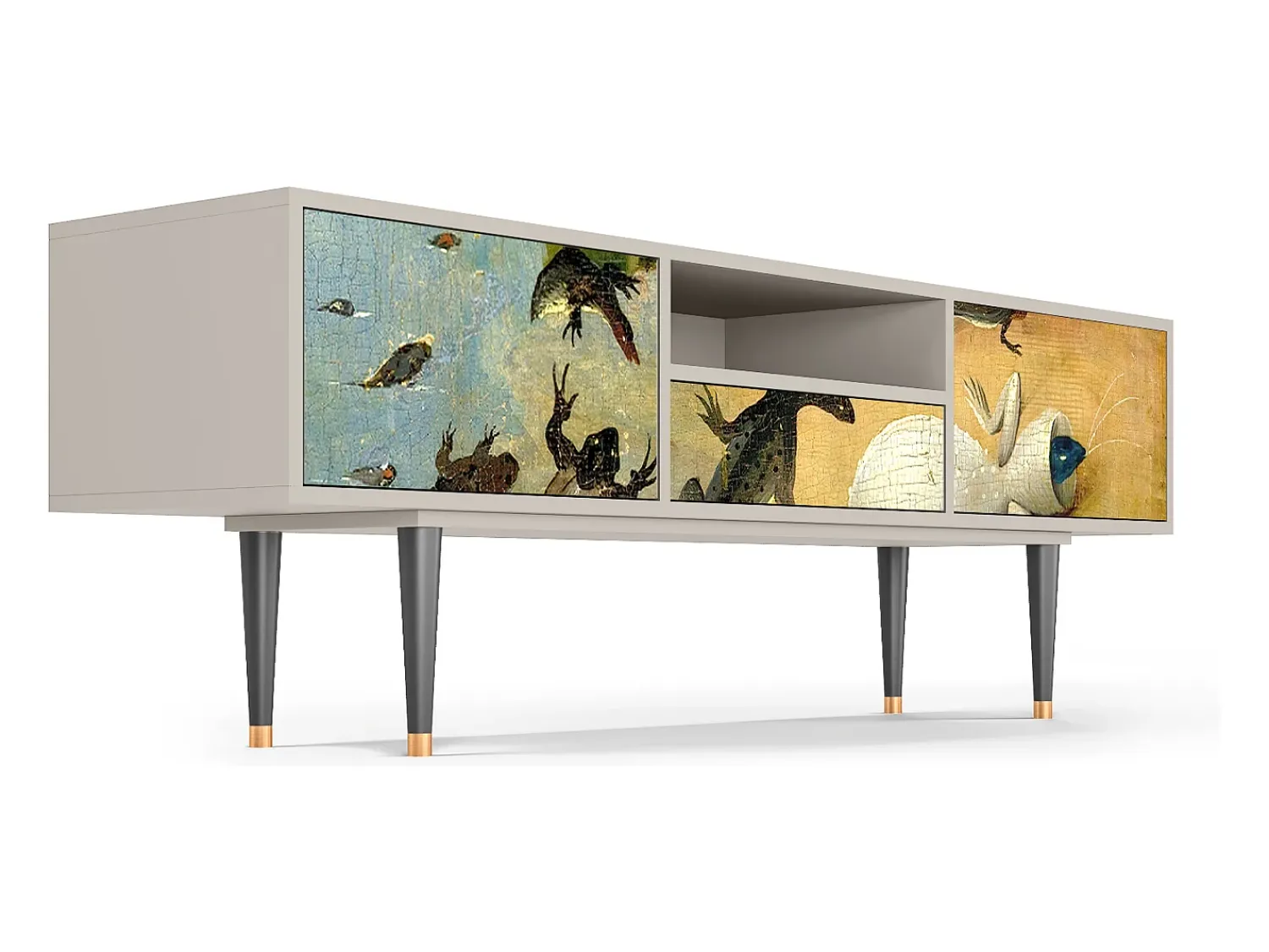 Móvel De Tv* Mueble de TV - 170х59х41 cm - T6 - The Garden by Bosch, Areia Bege