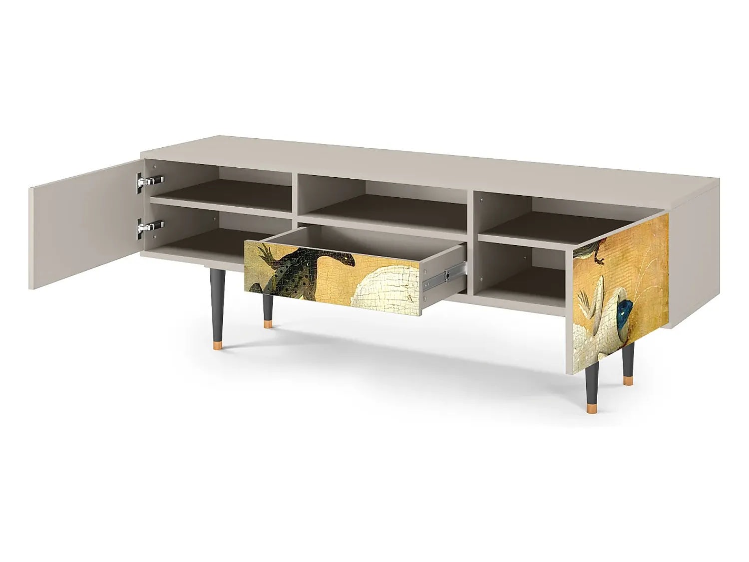 Móvel De Tv* Mueble de TV - 170х59х41 cm - T6 - The Garden by Bosch, Areia Bege