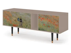 Móvel De Tv| Mueble de TV - 170х69х48 cm - T1 - The Poppy Field , Latte Bege