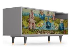 Hot Mueble de TV - 125х56х41 cm - T7 - The Garden 2 by Bosch, Cinza Cinzento