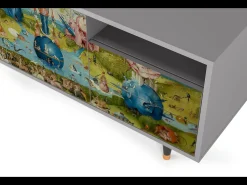 Hot Mueble de TV - 125х56х41 cm - T7 - The Garden 2 by Bosch, Cinza Cinzento