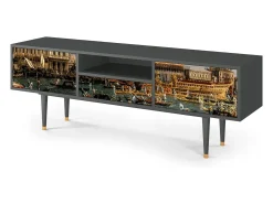 Mueble de TV - 170х59х41 cm - T6 - The Bucintoro, Antracite^ Móvel De Tv