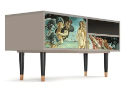Móvel De Tv| Mueble de TV - 115х59х48 cm - T3 - The Birth of Venus, Areia Bege