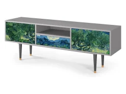 Outlet Mueble de TV - 170х59х41 cm - T6 - The Oil Trees, Cinza Cinzento