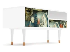 Móvel De Tv* Mueble de TV - 115х59х48 cm - T3 - The Garden Of by Bosch, Branco Bege