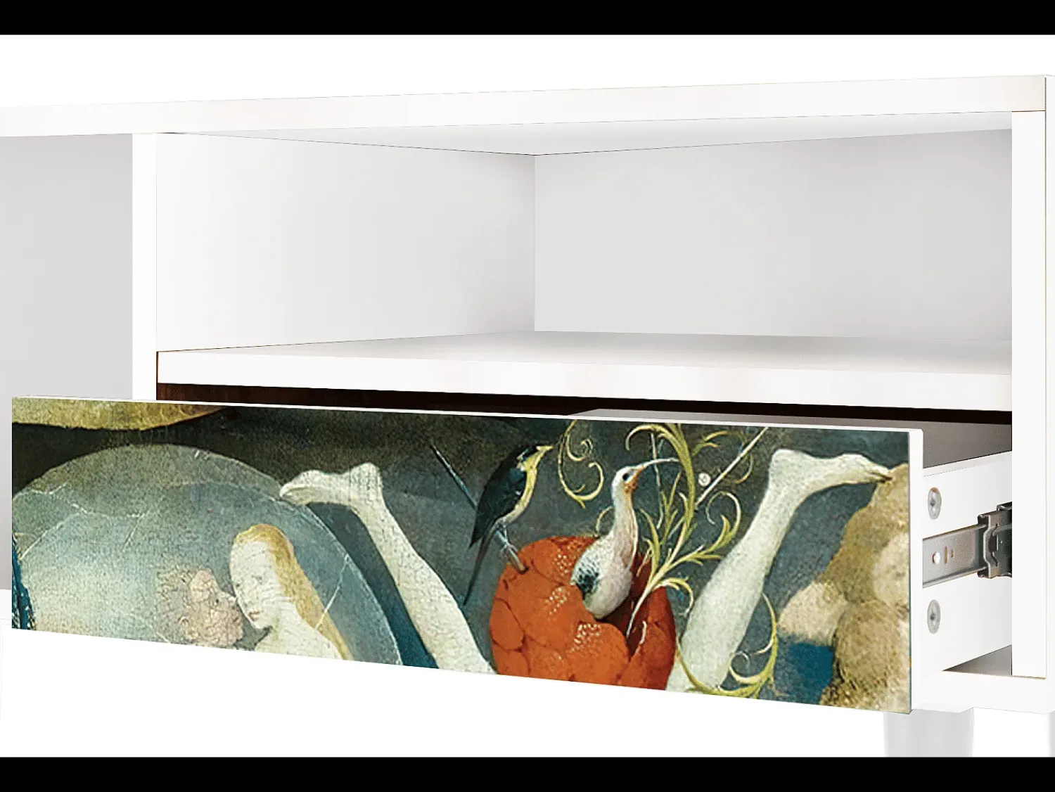 Móvel De Tv* Mueble de TV - 115х59х48 cm - T3 - The Garden Of by Bosch, Branco Bege