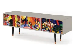 Mueble de TV - 170х59х48 cm - T4 - The Turning Road, Areia^ Móvel De Tv