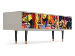 Mueble de TV - 170х59х48 cm - T4 - The Turning Road, Areia^ Móvel De Tv