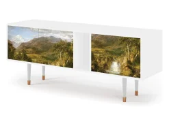 Móvel De Tv| Mueble de TV - 170х69х48 cm - T1 - The Heart of the Andes , Branco Bege