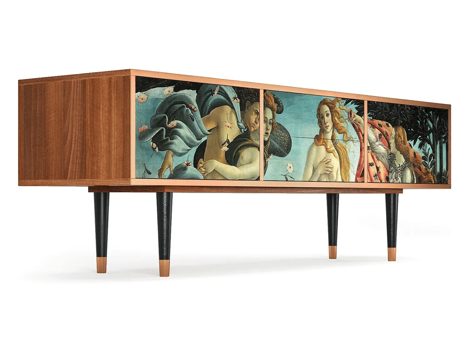 Mueble de TV - 170х59х48 cm - T4 - The Birth of Venus, Nogueira^ Móvel De Tv