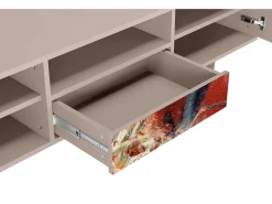 Móvel De Tv* Mueble de TV - 170х59х41 cm - T6 - The City Rises, Latte Bege