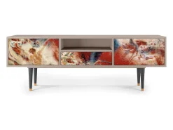 Móvel De Tv* Mueble de TV - 170х59х41 cm - T6 - The City Rises, Latte Bege