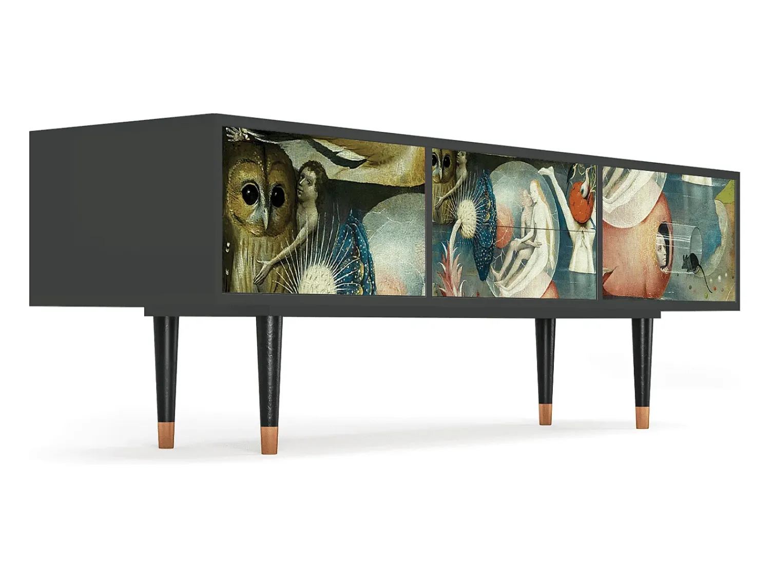 Hot Mueble de TV - 170х59х48 cm - T4 - The Garden Of by Bosch, Antracite Cinza antracite