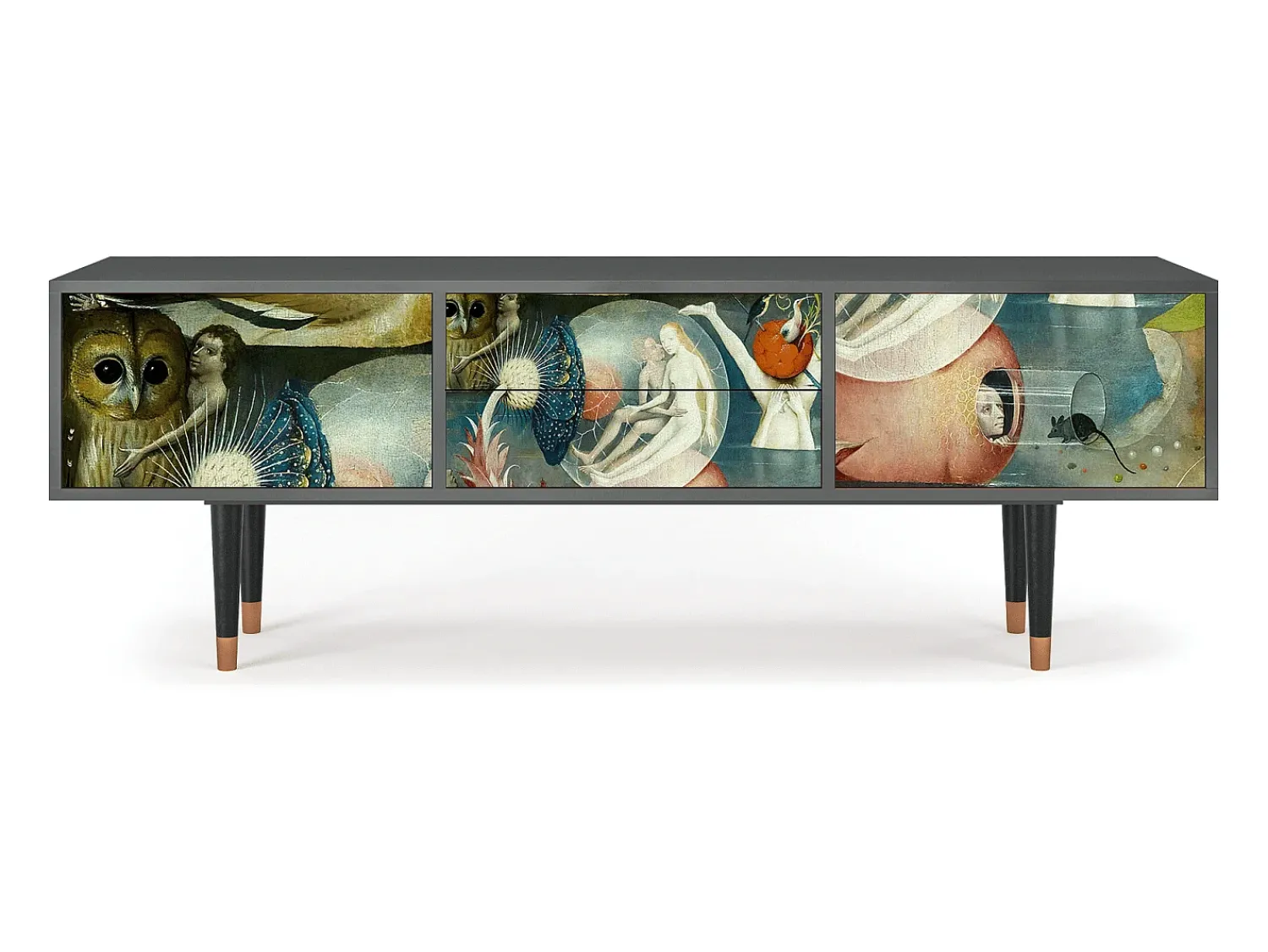 Hot Mueble de TV - 170х59х48 cm - T4 - The Garden Of by Bosch, Antracite Cinza antracite