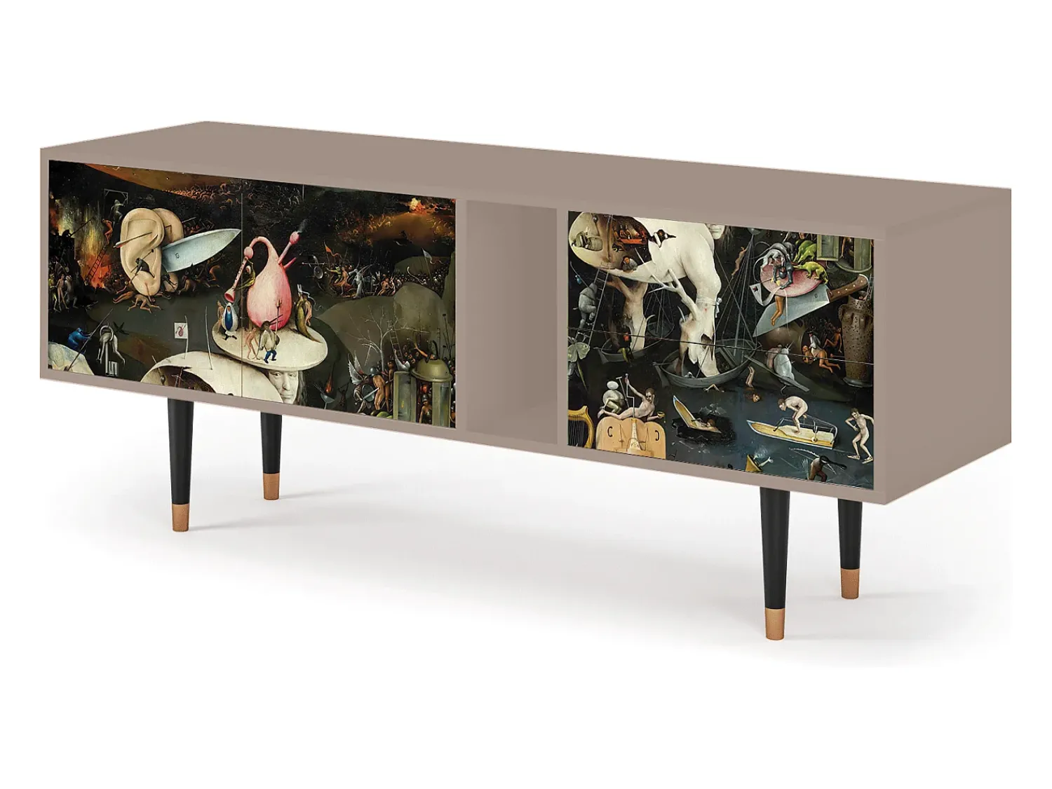Móvel De Tv* Mueble de TV - 170х69х48 cm - T1 - The Garden 2, Latte Bege