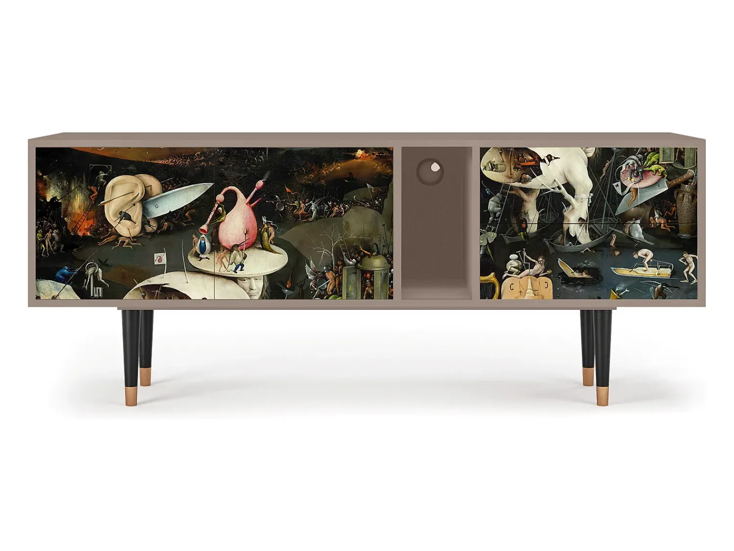 Móvel De Tv* Mueble de TV - 170х69х48 cm - T1 - The Garden 2, Latte Bege