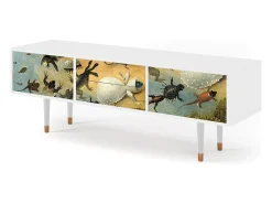Móvel De Tv* Mueble de TV - 170х59х48 cm - T4 - The Garden by Bosch, Branco Bege