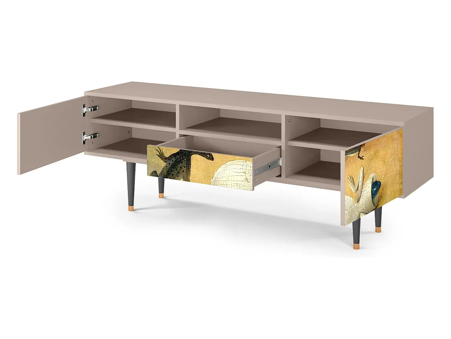 Mueble de TV - 170х59х41 cm - T6 - The Garden by Bosch, Latte^ Móvel De Tv