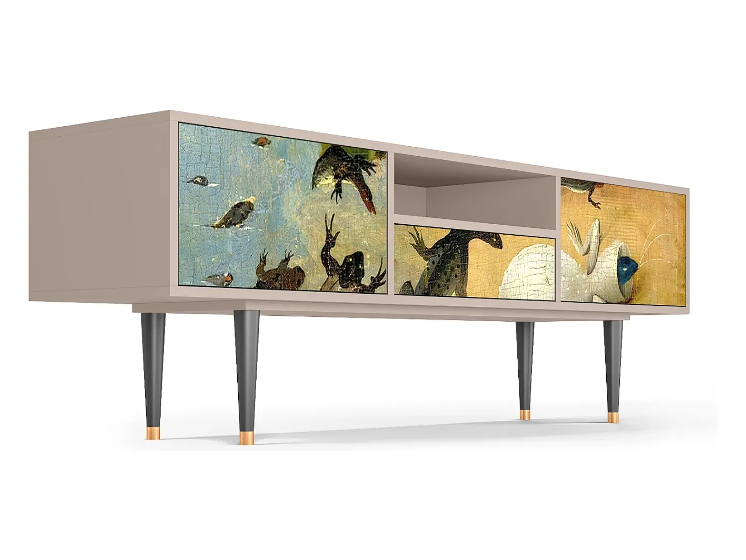 Mueble de TV - 170х59х41 cm - T6 - The Garden by Bosch, Latte^ Móvel De Tv